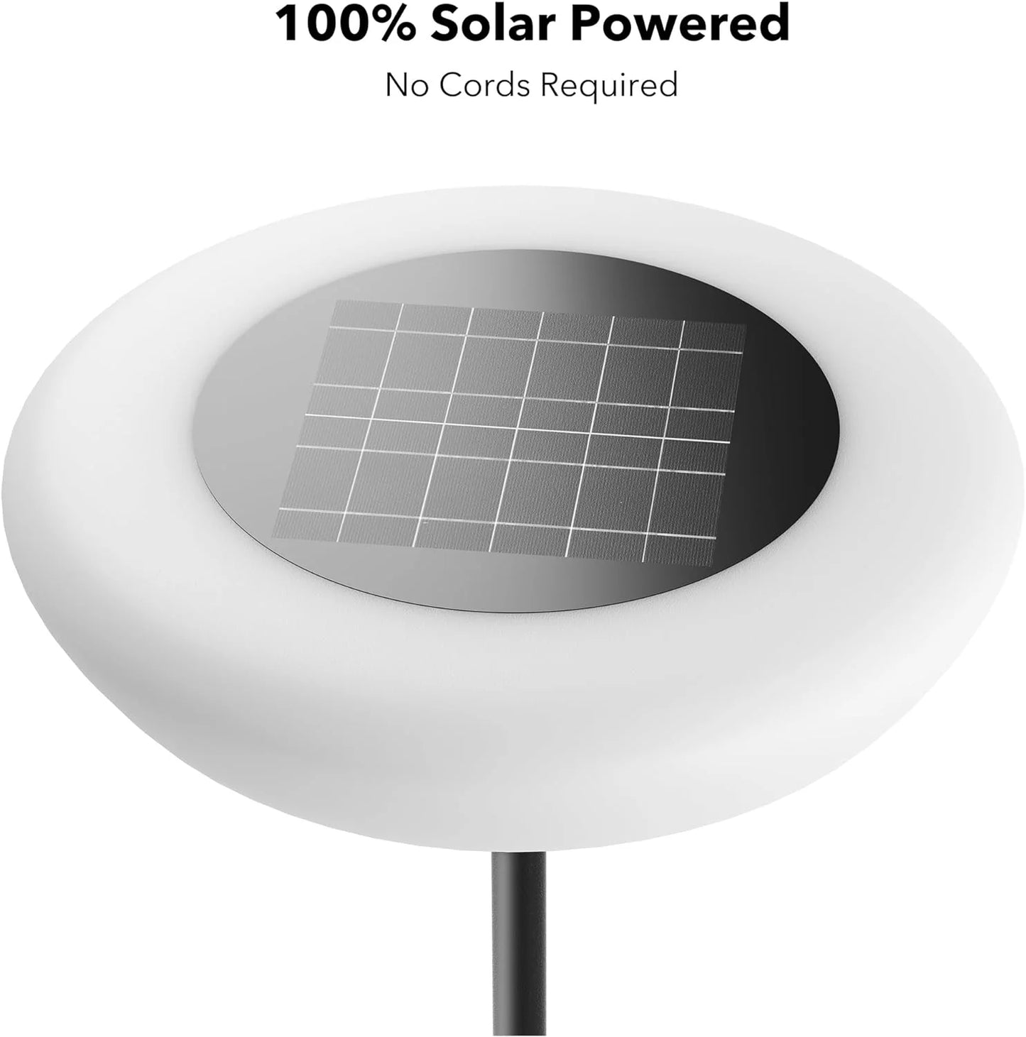 Minimalist Solar Powered Outdoor Floor Lamp