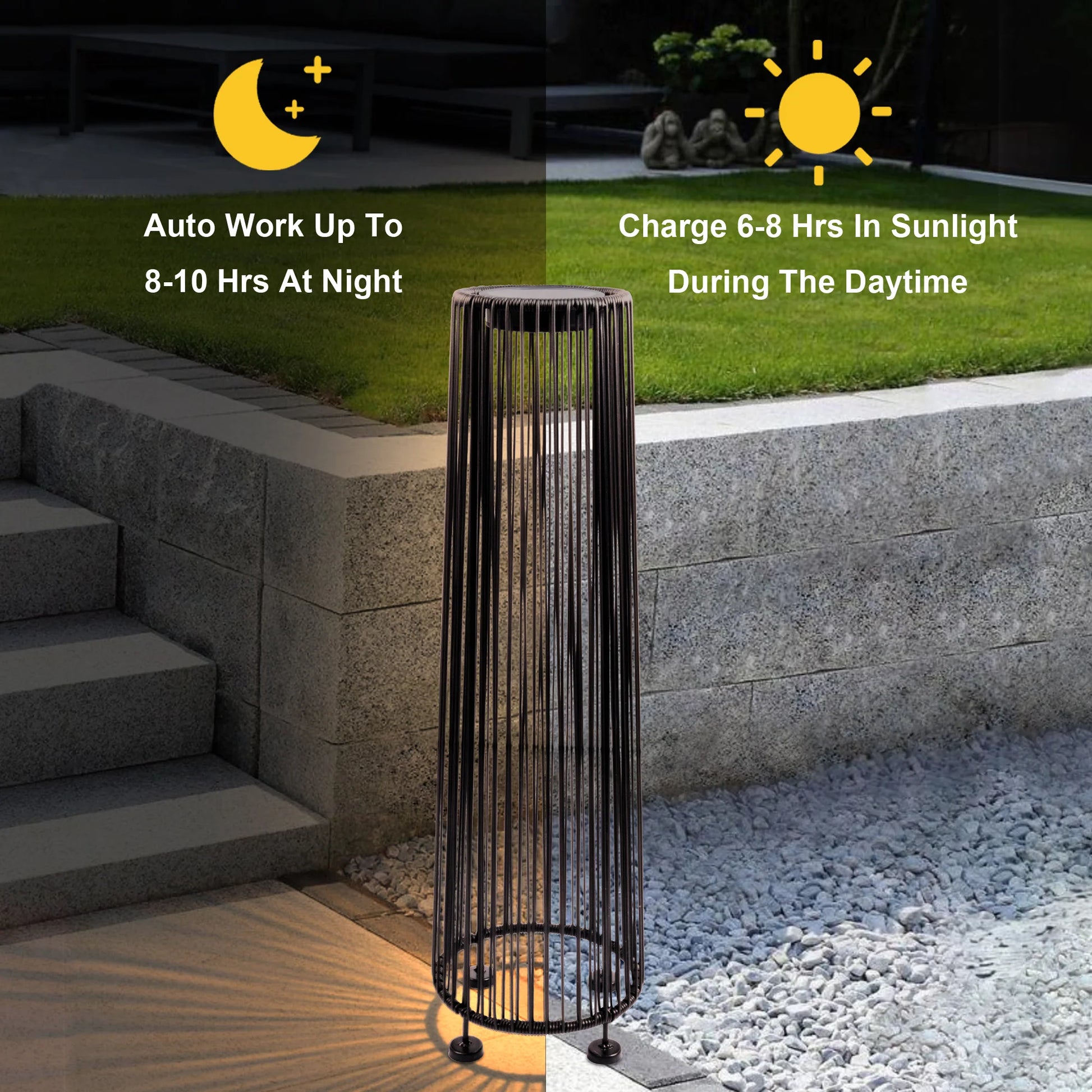 Outdoor Solar Lantern Path Light